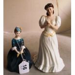 Two Royal Doulton figures Maria HN3381 and Cherie HN2341