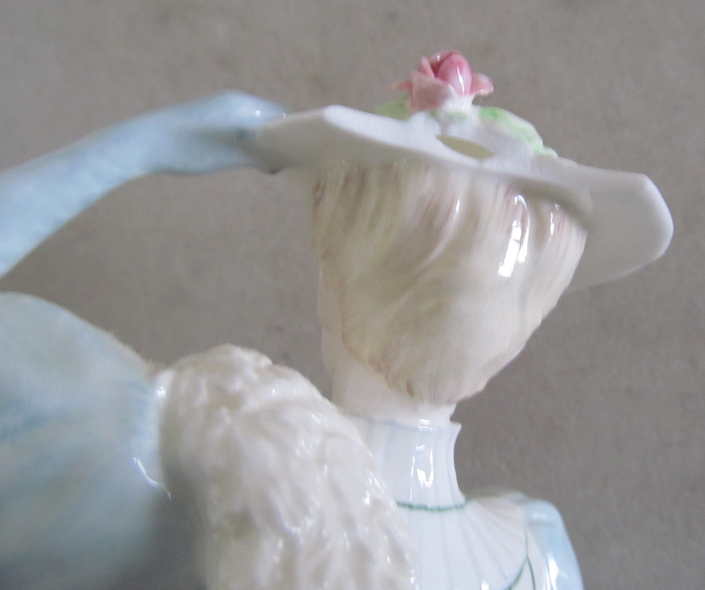 Five Coalport limited edition Golden Age figures:- Beatrice at the Garden Party (hat chipped), - Image 4 of 4