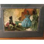 Russell Flint print and 2 others