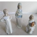 Three Lladro figures