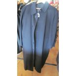 A Louis Sciolla navy blue coat