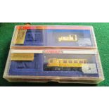 An Arnold N guage gold plated train 2711 and another 2709