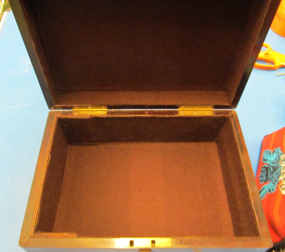 Two rosewood work boxes - Image 3 of 3