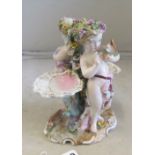 A Meissen cherub group (restored)