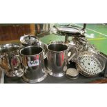 Various silver plate