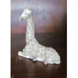 A Lladro mini model Giraffe