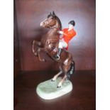 A Beswick Huntsman on rearing horse no 868