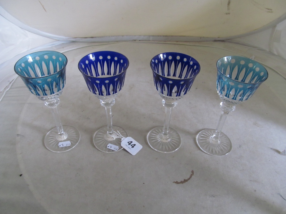 Eight coloured wine glasses - Image 2 of 2