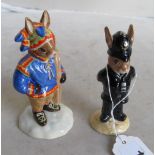 A Royal Doulton Bunnykins figure Winter Lapland and another Policeman bunny (both boxed)