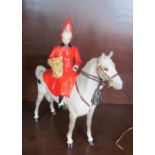 A Beswick Lifeguard Mounted on horseback