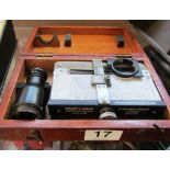 Three stereoscopic viewers and a Stuarts marine distance meter