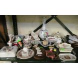 Various cabinet china