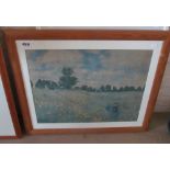 A Monet print 'Bassin aux Nympheas' print and Monet print