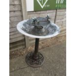 A bird bath