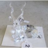 A Swarovski crystal annual editions Kudu from the Inspiration Africa series retired 1994 with