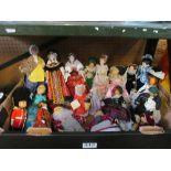 Various tourist/costume dolls