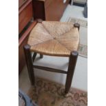 A cane stool