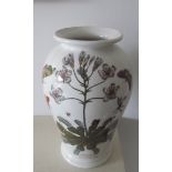 A Portmeiron Botanic Garden vase and a Beswick condiment pot