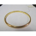 A 15ct gold bangle 10gms