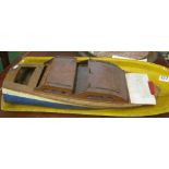 A battery operated model boat