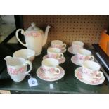 A Wedgwood Blossom coffee set