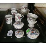 Six Wedgwood coffee cups and saucers and some Wedgwood