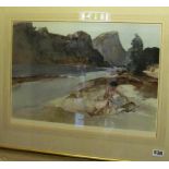 A Russell Flint print and four other prints
