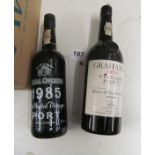 A Graham's 1970 vintage Port and Oporto 1985