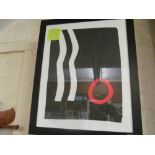 Robert 'Bob' Osborne - a limited edition coloured print Waves 18/100, signed and dated 2001