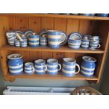 A selection of T & G blue and white china