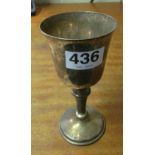 A silver goblet