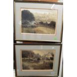 Keith Anderson - two limited edition prints 'Summer Lane' 382/500 and 'Hill Farm' 470/500