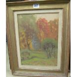 A pair Flemish oils on wood, pair English scenes and two other pictures