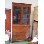 A 19th Century secretaire bookcase