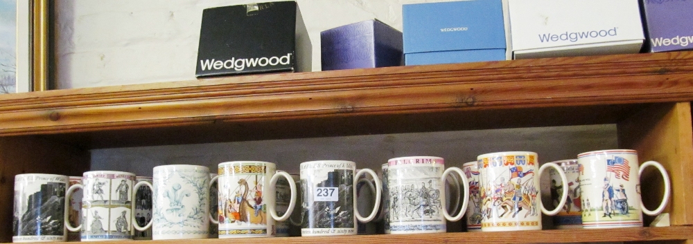 A selection of Wedgwood tankards