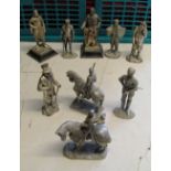 Some metal figures