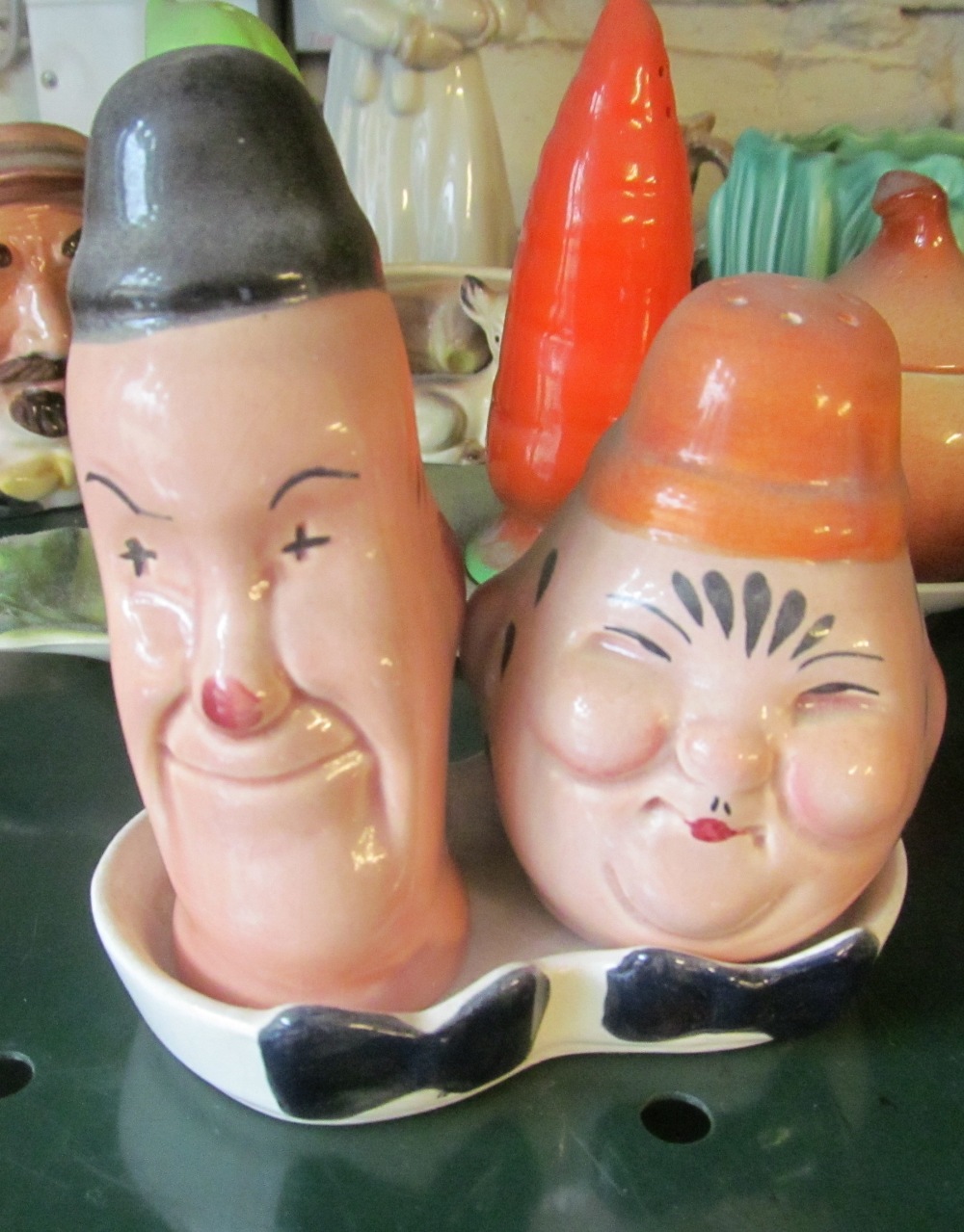A Carlton Ware condiment, Beswick condiment Laurel and Hardy, SylvaC et cetera including Denby - Image 3 of 3