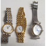 A Longines ladies watch, Rotary watch and Carvel watch