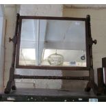 A mahogany swing dressing table mirror