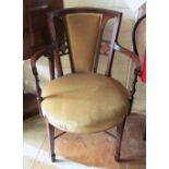 An Edwardian chair