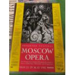 A Brighton Festival poster 1993 Moscow Opera