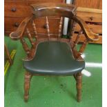 A captain's style chair