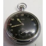 A Waltham military pocket watch