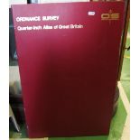 A large Ordnance Survey book Quarter Inch Atlas of Great Britain