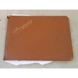 An autograph album including Victor Sylvester and Richard Todd