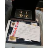 Various modern commemorative coin sets and part sets