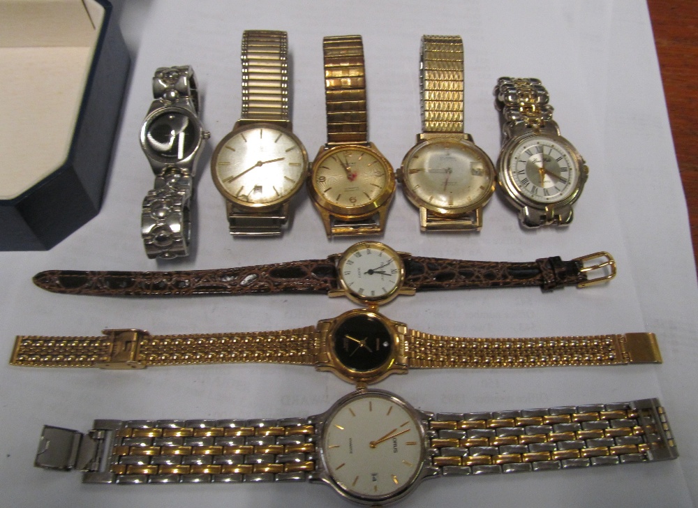 A Benfre gent's watch, Burer watch and other watches