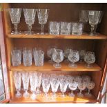 Some glasses mainly in sets of six