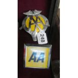 Two AA badges
