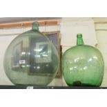 Two glass Carbuoys